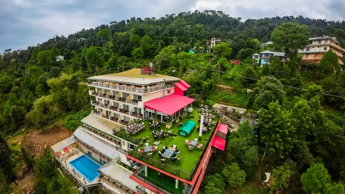 Aerial view of Asia Spa Resort